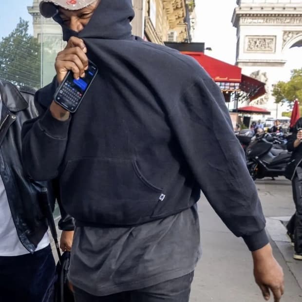 [L] 00s 빈티지 러셀 후드 블랙