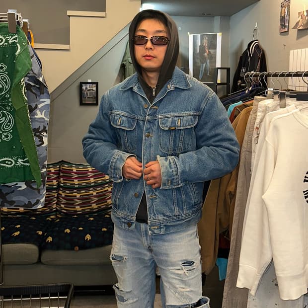 90’s Lee Rider denim blanket trucker JK