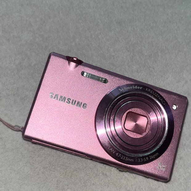 삼성 미러팝 디카 mv800 핑크