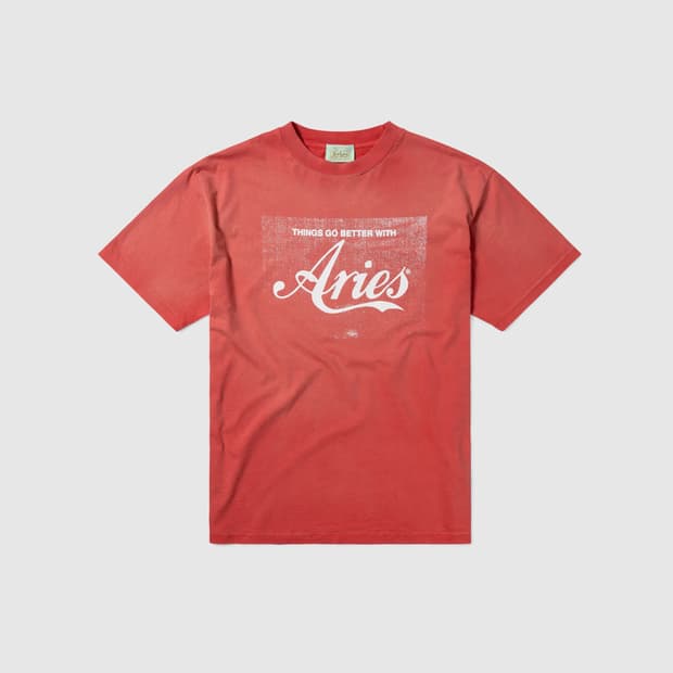 Aries SUNBLEACHED TEE 에리즈 선블리치드 티셔츠