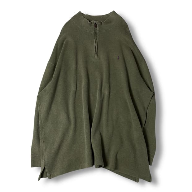 폴로 랄프로렌 퍼플 포니 카키 롱 니트 4XL