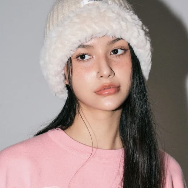 제로플래닛 주디 배색 버킷햇 베이지