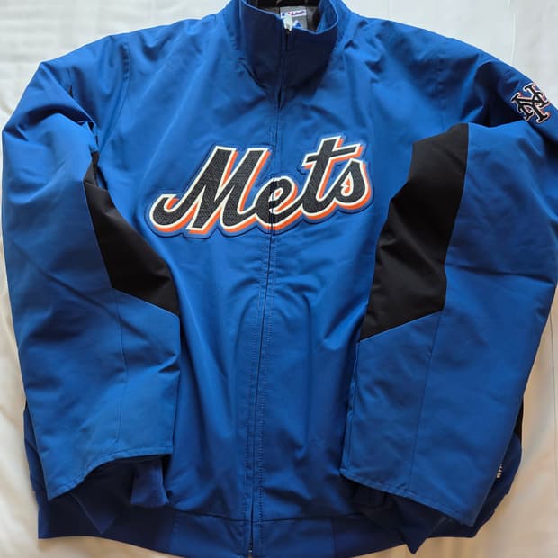마제스틱 MLB 뉴욕메츠 어센틱 써마베이스 바람막이 자켓