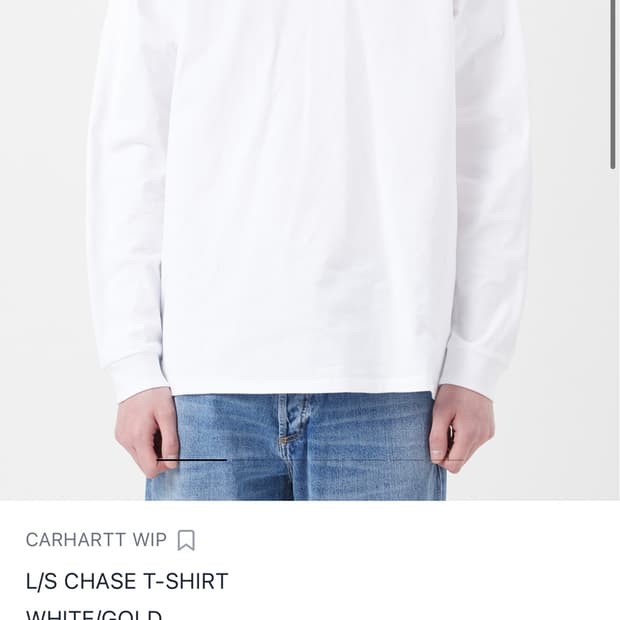 칼하트 L/S CHASE T-SHIRT 새옷