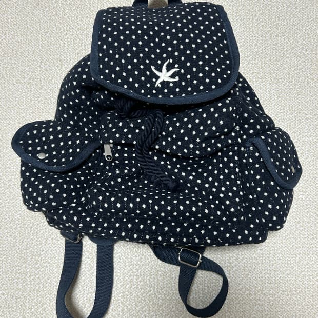 더콜디스트모먼트 백팩 TCM starfish dot backpack