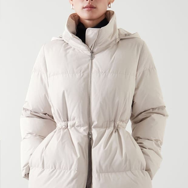 COS 리다운 푸퍼 포멀 재킷 크림 (S)