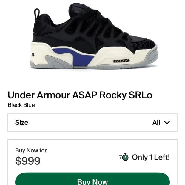 UNDER ARMOUR X ASAP ROCKY