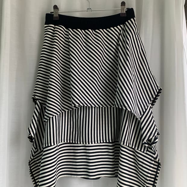 Hiroko bis layered midi skirt