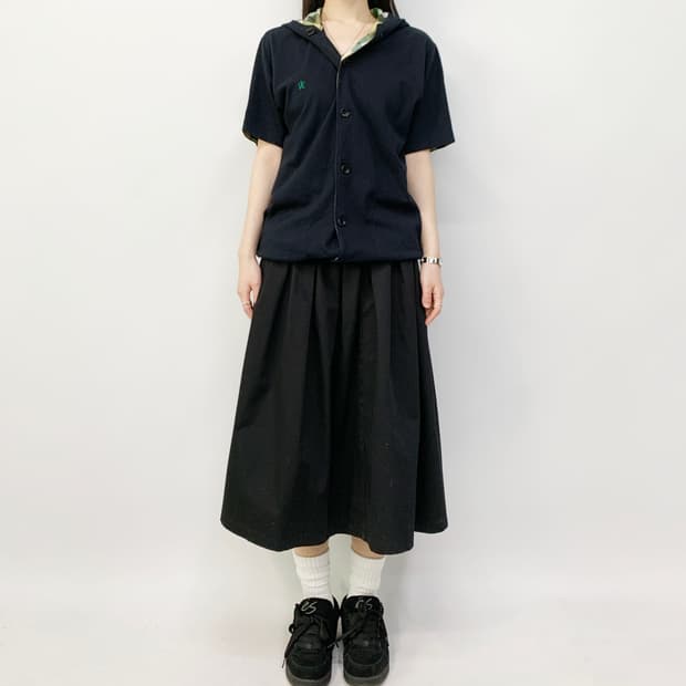  R.NEWBOLD 반팔 후드 가디건