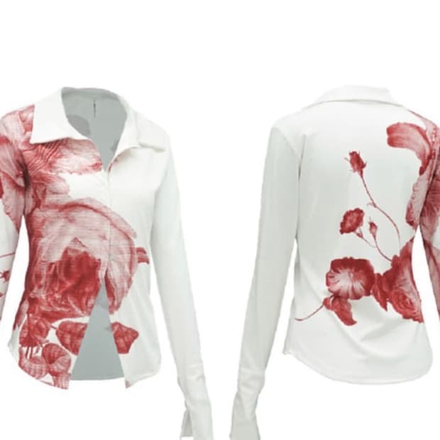 나체 하프톤 셔츠