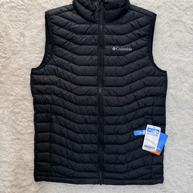 컬럼비아 남성 웨스트리지 다운 패딩 조끼 L