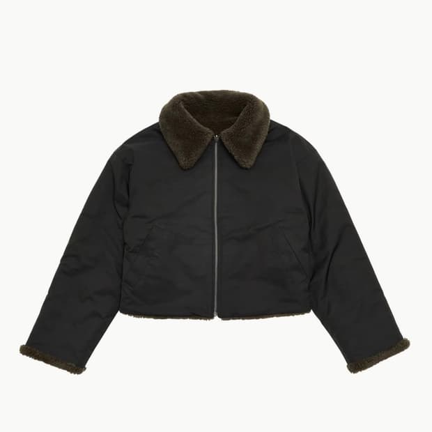 아모멘토 리버시블 퍼자켓 REVERSIBLE SHEARLING 