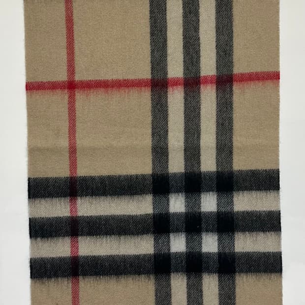 버버리 캐시미어 머플러 연베이지 남여공용