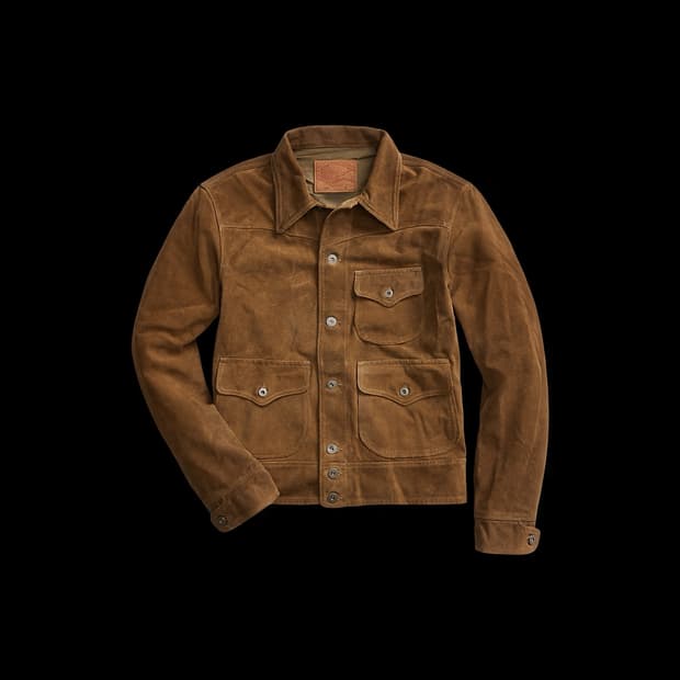 RRL 러프아웃 스웨이드 자켓 M