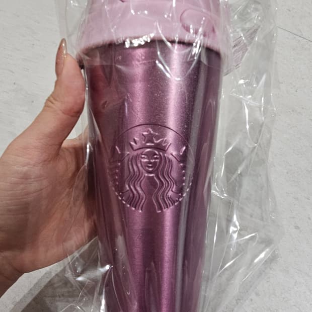 일본 스타벅스 텀블러 핑크 473ml(박스없음)