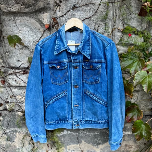 70s~80s wrangler 랭글러 126pw 데님 트러커 자켓 42