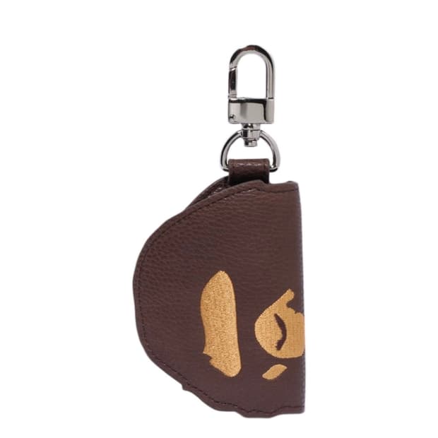 베이프 에이프 헤드 키 케이스 브라운