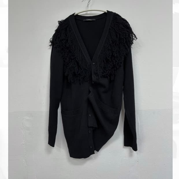 리미 푸 프린지 가디건