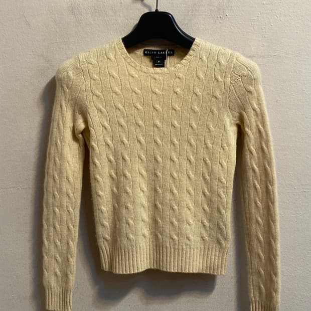 폴로 랄프로렌 케이블 캐시미어 니트 스웨터