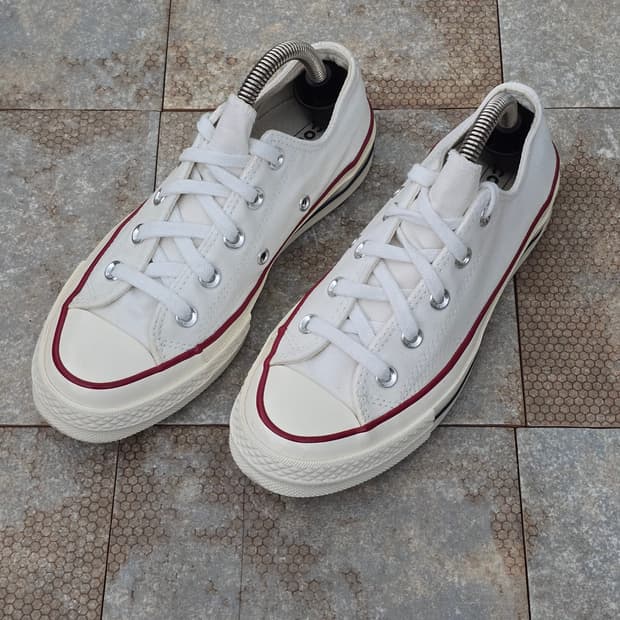 (225)컨버스 척 70 빈티지 캔버스 화이트 로우