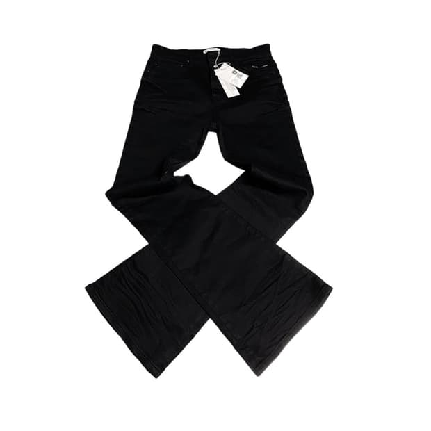 언더마이카 스트레치 플레어 블랙 진