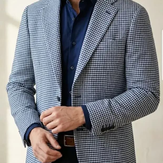 TAGLIATORE 체크 자켓 50