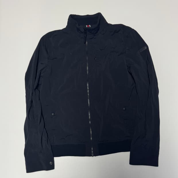 여성 헤지스 hazzys 나일론 바람막이 자켓 블랙