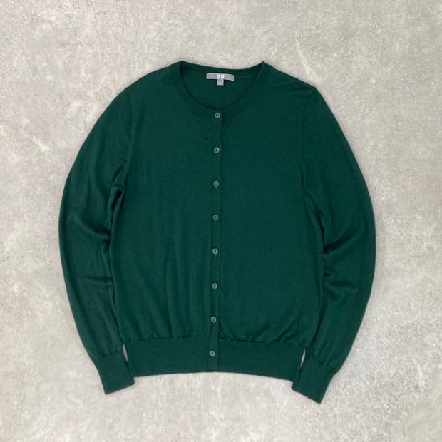 UNIQLO 크루넥 라운드넥 Wool 가디건