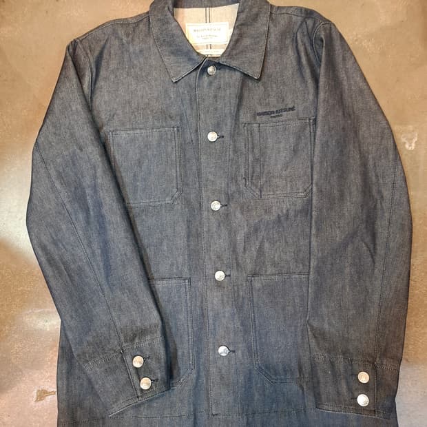 메종키츠네 청자켓