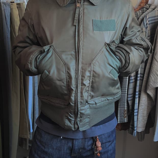 75s 1세대 미군 오리지널 CWU-45P 플라이트 자켓 US 밀리터리