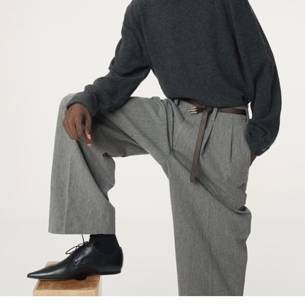 렉토 커프스 디테일 니트 L