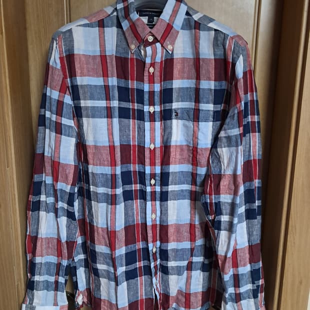 타미힐피거 린넨 셔츠 M