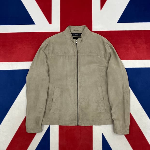 자라 스웨이드자켓 M 