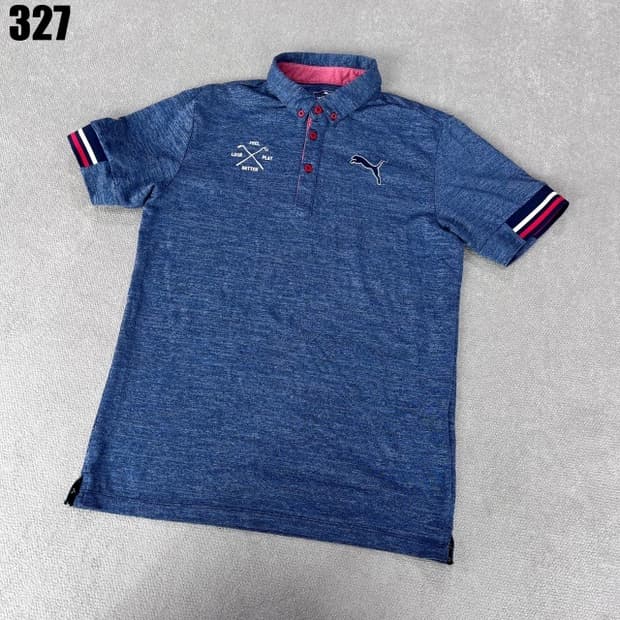 푸마 블루 반팔티 