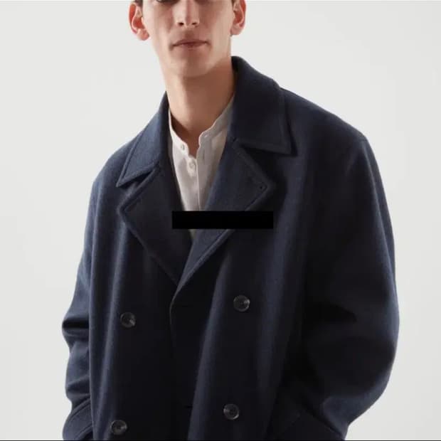 Cos 더블브레스티드 코트 