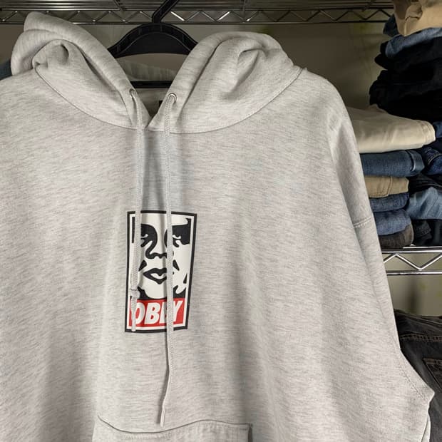 [2XL] OBEY 프린팅 후디