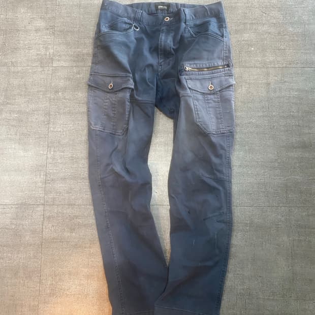 일본빈티지 Genba 올드스쿨아메카지 혁오풍 워크팬츠 카고팬츠