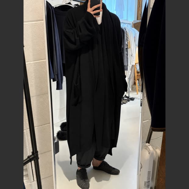 요지야마모토 RAGNE KIKAS 18AW 롱 가디건