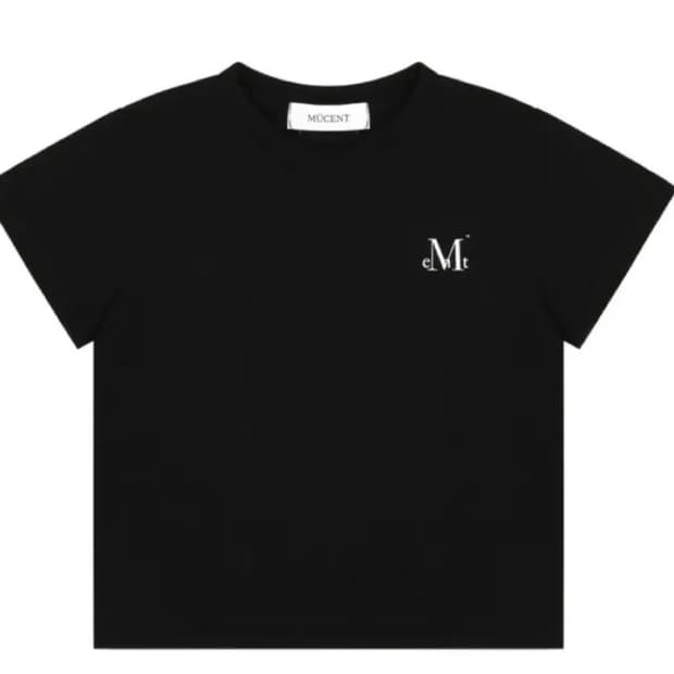 무센트 크롭 반팔티