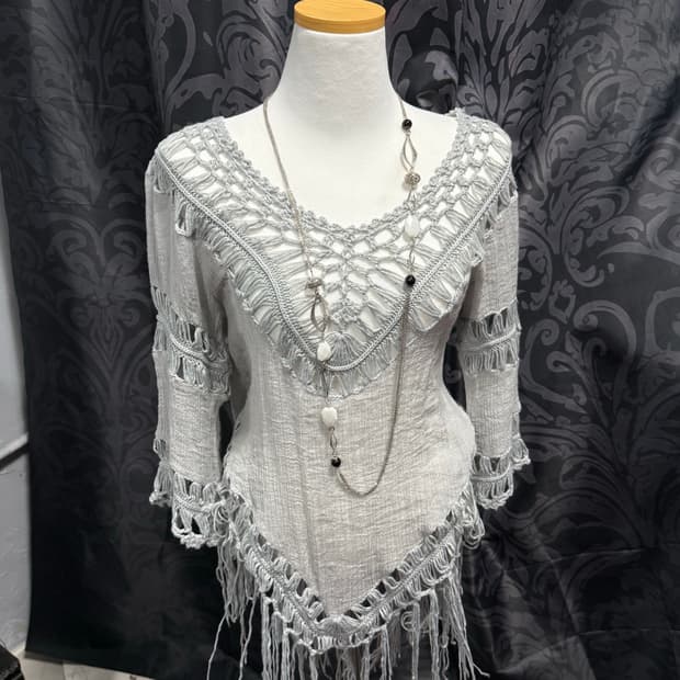 히피무드 보헤미안 프린지탑 