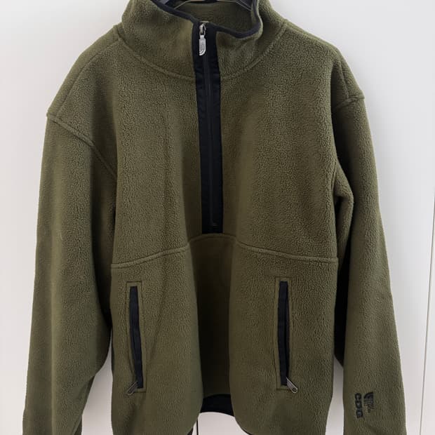 노스페이스 cdg 노스 돔 풀오버 카키 L