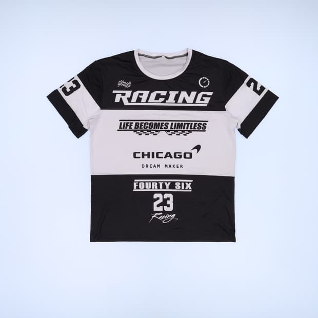 M 빈티지 레이싱 반팔 티셔츠 0413M