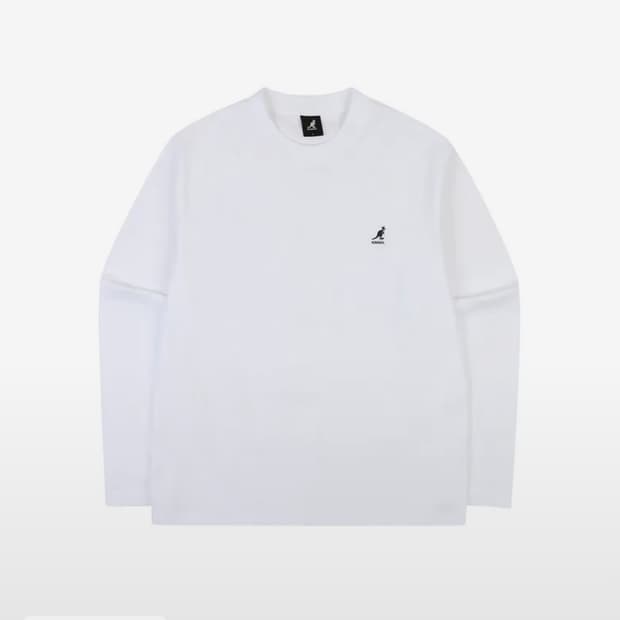 [미개봉 새상품]캉골 베이직 롱슬리브 티셔츠 3529 화이트