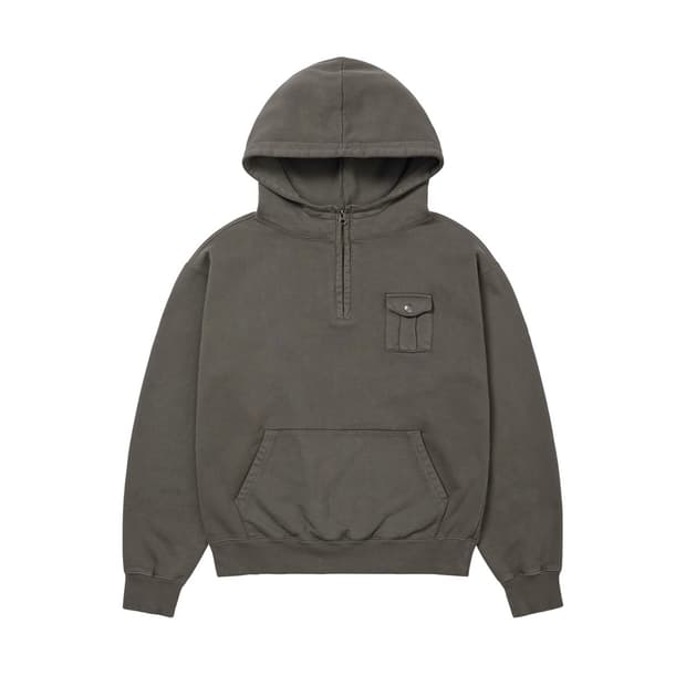 새상품)웰빙익스프레스 포켓 후디 그레이 m