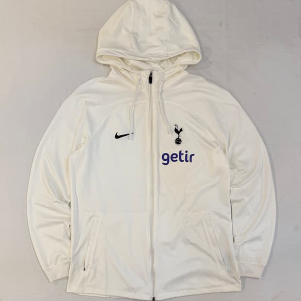 나이키 22-23 토트넘 스트라이크 후드 집업 져지 화이트