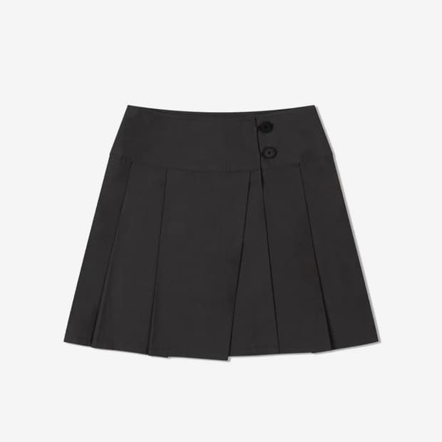 미세키서울 Midi wrap skirt CHARCOAL