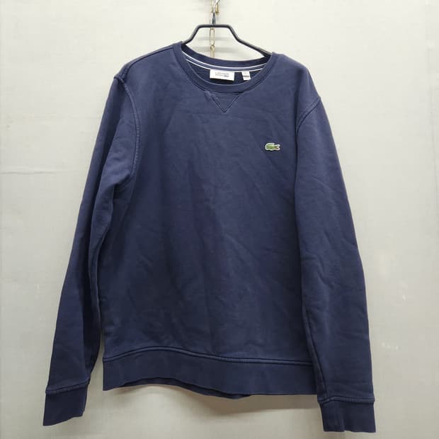 라코스테 로고자수 맨투맨 L(L)