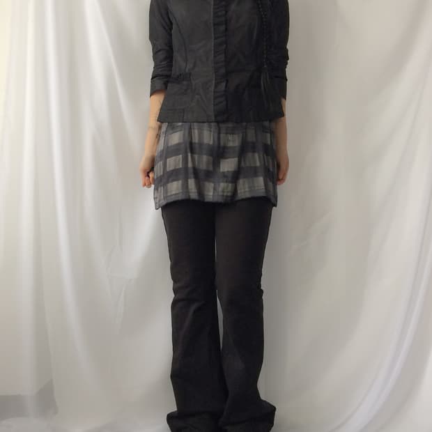 Max mara glossy high neck jacket