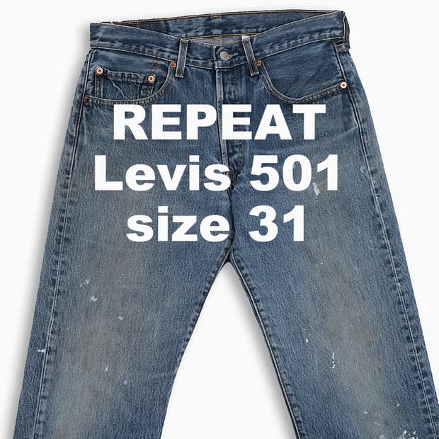 빈티지 리바이스 501 중청 31 인치 LV50132424