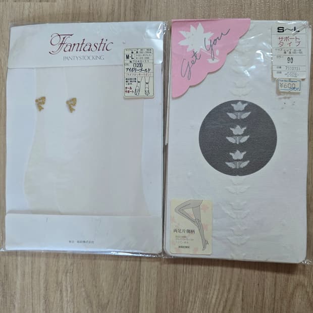 스타킹 일괄 일본브랜드 패턴스타킹 리본 히메갸루 갸루